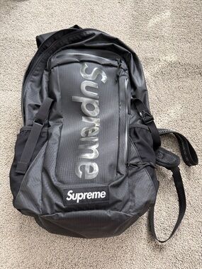 Supreme Black Backpack SS21 Release